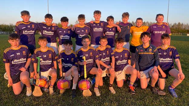 The Roscommon Gaels U-14 hurlers pictured after a victory over Tooreen of Mayo this year. 
