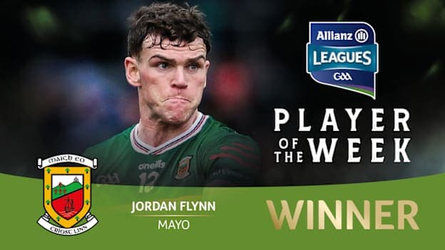 Jordan Flynn voted GAA.ie Footballer of the Week
