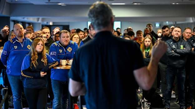 Attendees during a Hurling Development Committee Club Refresher Pack Presentation at Croke Park in Dublin. Photo by Seb Daly/Sportsfile.