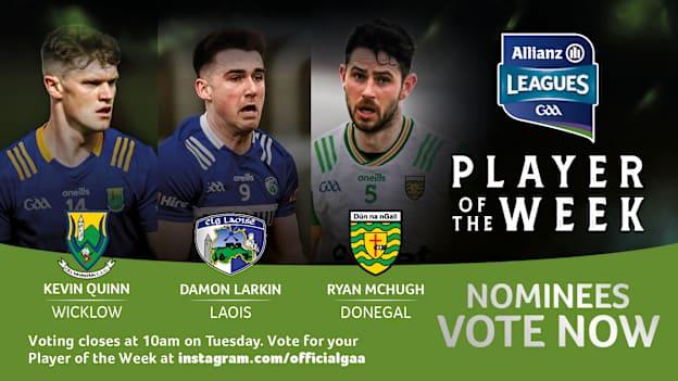 GAA.ie Footballer of the Week nominees.