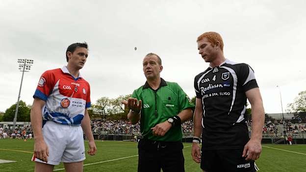 Ronan McGinley captained New York in the 2012 Connacht SFC against Sligo at Gaelic Park. Photo by David Maher/Sportsfile