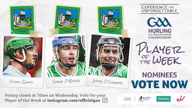 GAA.ie Hurler of the Week nominees