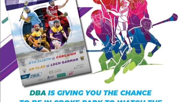 DBA are running a competition in the All-Ireland SHC Quarter-Final programme this weekend, to win two tickets to the All-Ireland Hurling Final. Anyone who purchases a match programme in Thurles tomorrow at the All-Ireland Quarter Finals can go to page 4 of their programme, and follow the instructions to enter.