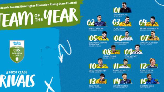 Electric Ireland Sigerson Cup Team of the Year.