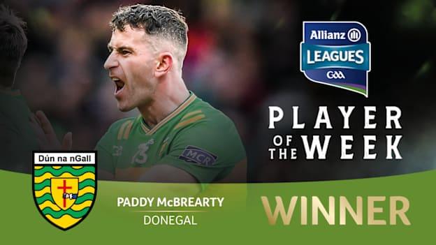 GAA.ie Footballer of the Week Paddy McBrearty.