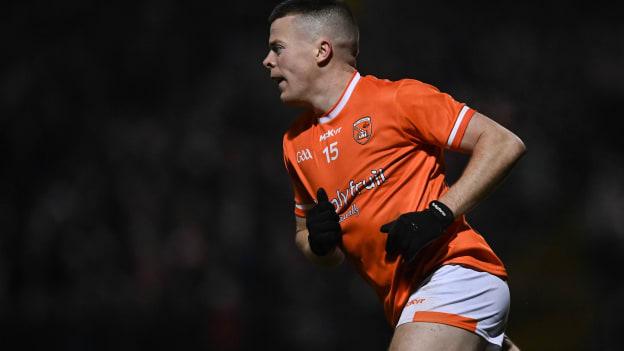 Armagh forward Aidan Nugent. Photo by Ramsey Cardy of Sportsfile