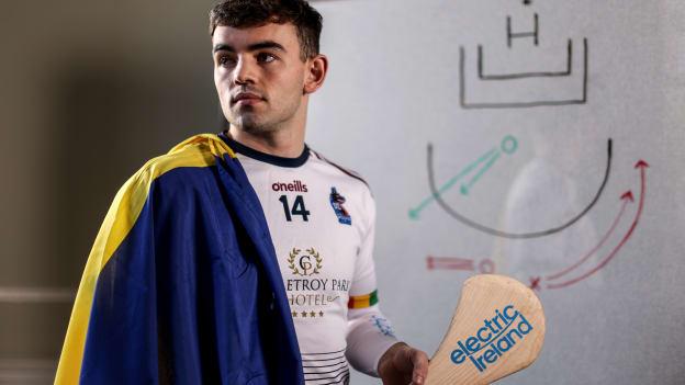 Pictured is UL and Clare hurler, Mark Rodgers, as Electric Ireland teams up with six intercounty Camogie and GAA stars to look ahead to the upcoming matches and rivalries across the Electric Ireland Camogie Third Level Championships and the Electric Ireland GAA Higher Education Championships. Through its #FirstClassRivals campaign, Electric Ireland will continue to celebrate the unexpected alliances that form between county rivals as they come together in pursuit of some of the most coveted titles across Camogie and GAA. 