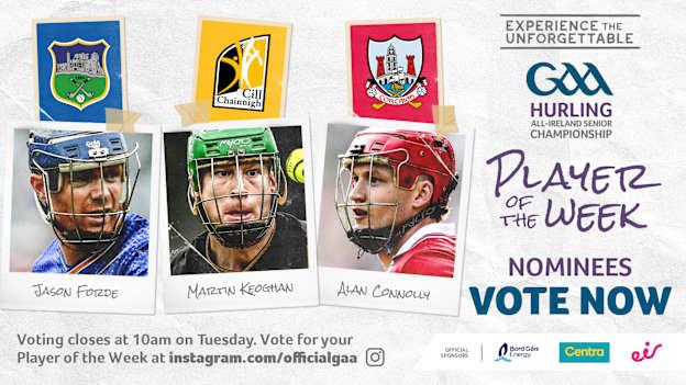 GAA.ie Hurler of the Week nominees