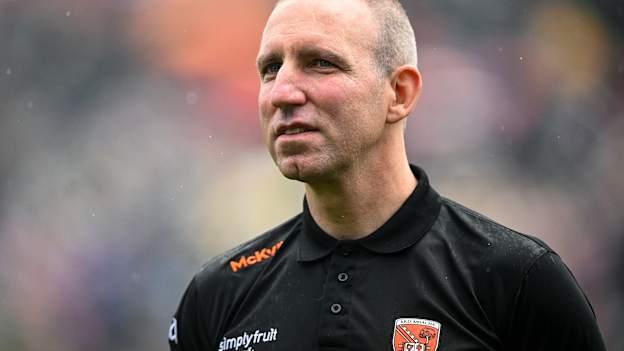 Enda McNulty pictured at the 2024 Ulster SFC Final when Armagh's 1999 provincial winning team were honoured. Photo by Ramsey Cardy/Sportsfile