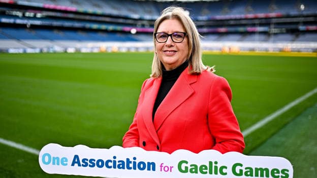 Steering Group for Integration Chairperson, Mary McAleese, in attendance during the media update on the integration process involving the Camogie Association, the GAA and LGFA, at Croke Park in Dublin. Photo by Sam Barnes/Sportsfile