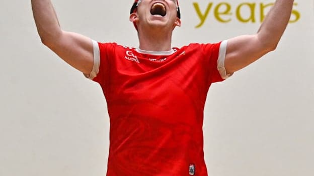 Cork’s Daniel Relihan celebrates.