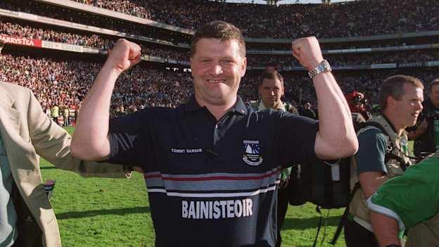 John O'Mahony celebrating following Galway's All-Ireland SFC Final win over Meath in 2001 at Croke Park.  Photo by Ray McManus/Sportsfile