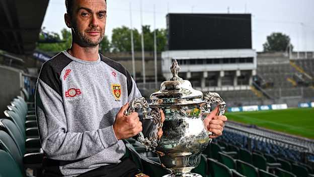 Down manager Conor Laverty during a Tailteann Cup media day at Croke Park in Dublin. Photo by Harry Murphy/Sportsfile.