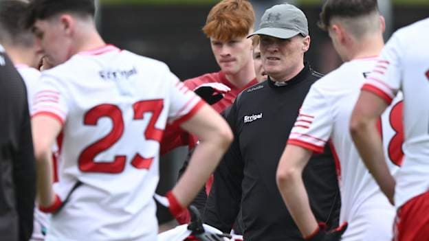 Damian McErlain has guided Derry to another Electric Ireland MFC title. Photo by Ramsey Cardy/Sportsfile
