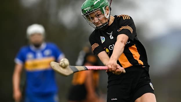 Laura Murphy of Kilkenny during the 2025 Very National Camogie League Division 1A match between between Tipperary and Kilkenny at The Ragg GAA Grounds in Tipperary. Photo by Tom Beary/Sportsfile.