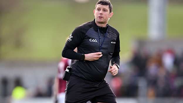 Barry Tiernan will referee the Tailteann Cup Final. Photo by Ramsey Cardy/Sportsfile