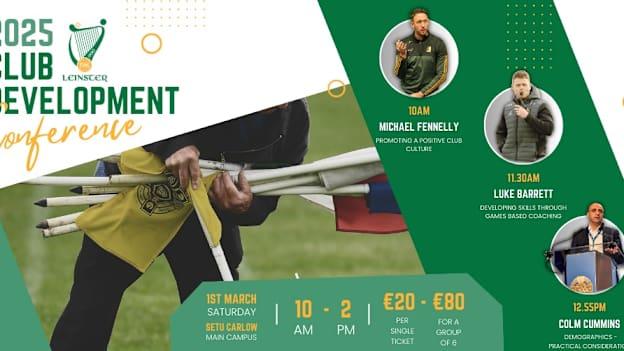 The Leinster GAA Club Development Conference takes place this Saturday in SETU Carlow.