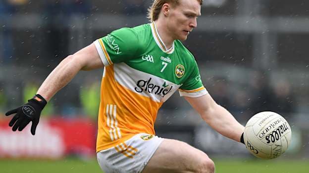 Cormac Egan of Offaly during the Allianz Football League Division 3 match between Offaly and Sligo at Glenisk O'Connor Park in Tullamore, Offaly. Photo by Matt Browne/Sportsfile.