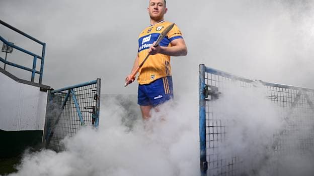 Clare's David Reidy pictured at the launch of the 2026 Munster Championships. Photo by David Fitzgerald/Sportsfile