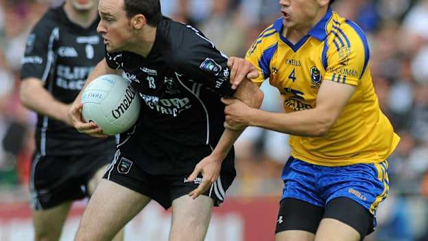 Colm McGee in action for Sligo against Roscommon in the 2010 Connacht SFC Final. Photo by: Ray Ryan/Sportsfile