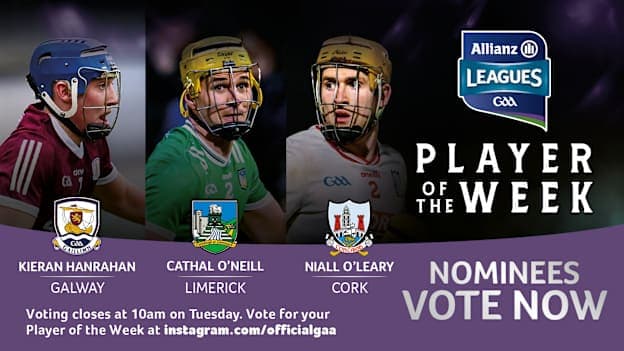 Kieran Hanrahan, Cathal O'Neill, and Niall O'Leary are this week's GAA.ie Hurler of the Week nominees. 