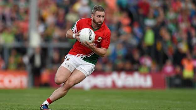 Mickey Conroy in action for Mayo in the 2014 All-Ireland SFC Semi-Final replay against Kerry. Photo by Diarmuid Greene/Sportsfile