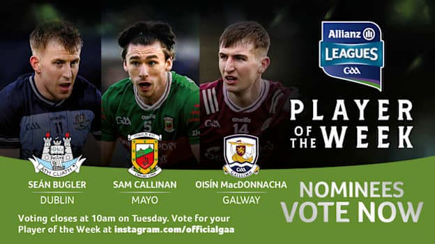 GAA.ie Footballer of the Week nominees