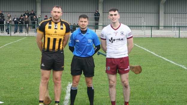 Russell Rovers captain, Ciarán Sheehan, pictured before his team's AIB All-Ireland Junior Club Hurling Championship semi-final win over Ballinascreen of Derry. 