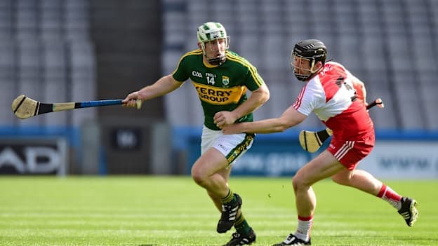 Pádraig Boyle in action for Kerry against Derry in the 2015 Christy Ring Cup Final. Photo by Matt Browne/Sportsfile