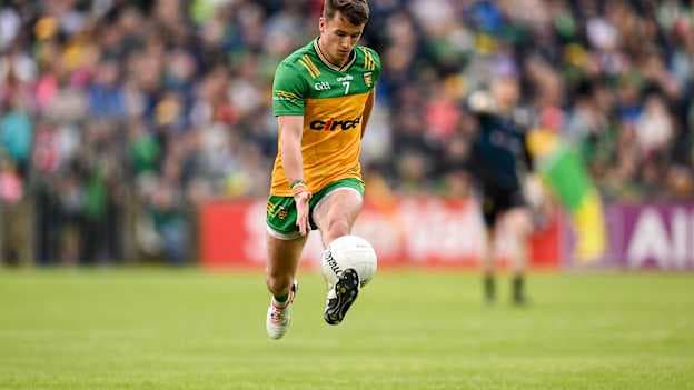 Peadar Mogan of Donegal during the GAA Football All-Ireland Senior Championship Round 1 match between Donegal and Tyrone at MacCumhaill Park in Ballybofey, Donegal. Photo by Stephen McCarthy/Sportsfile.