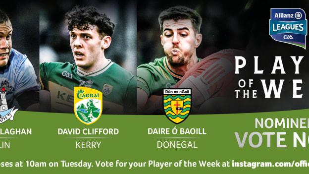 GAA.ie Footballer of the Week nominees.