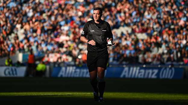 Sean Hurson will referee the 2024 All-Ireland SFC Final. Photo by Harry Murphy/Sportsfile
