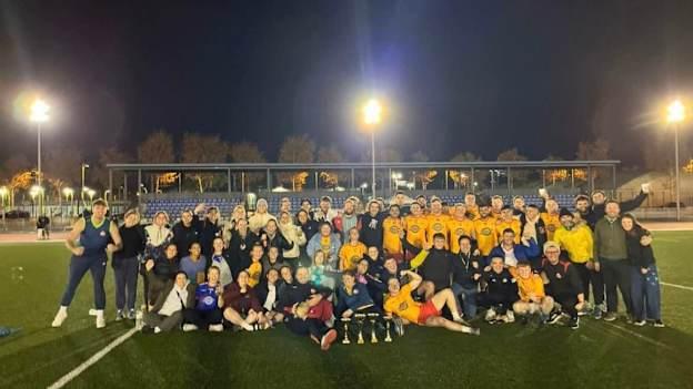 Barcelona Gaels have captured silverware in Spain.