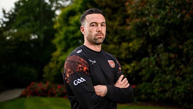 Captain Aidan Forker during an Armagh Media Conference ahead of the GAA Football All-Ireland Senior Championship Final at the Carrickdale Hotel in Dundalk, Louth. Photo by Harry Murphy/Sportsfile.