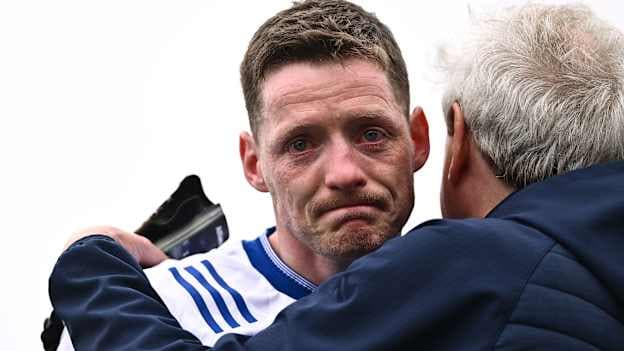 Conor McManus following Monaghan's 2024 All-Ireland SFC Preliminary Quarter-Final loss against Galway at Pearse Stadium. Photo by Piaras Ó Mídheach/Sportsfile