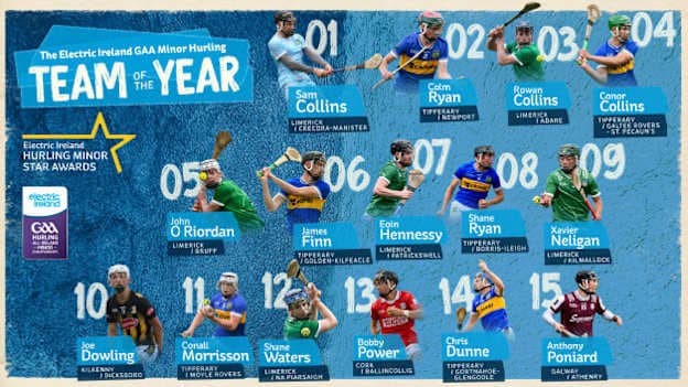2026 Electric Ireland Minor Hurling Team of the Year.