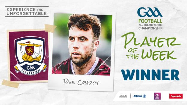 GAA.ie Footballer of the Week Paul Conroy.