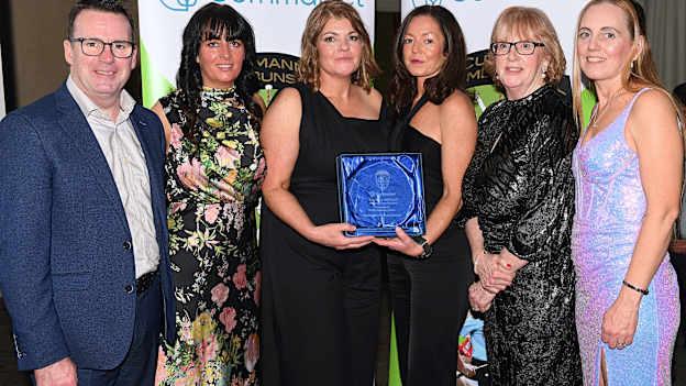 Moneynick PS, Co Antrim were prizewinners for Promotion of Gaelic Games and Culture at the recent Cornmarket Cumann na mBunscol Awards which were held in Hodson Bay Hotel, Roscommon.