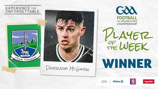 GAA.ie Footballer of the Week Darragh McGurn.