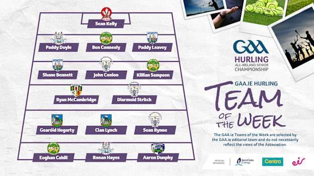 This week's GAA.ie Hurling Team of the Week.