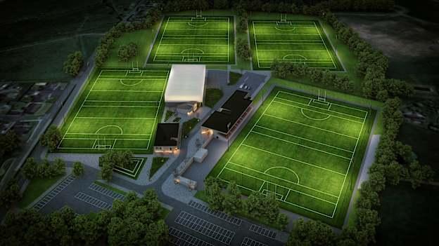 The Ballykinlar development will include four full-sized GAA pitches. 
