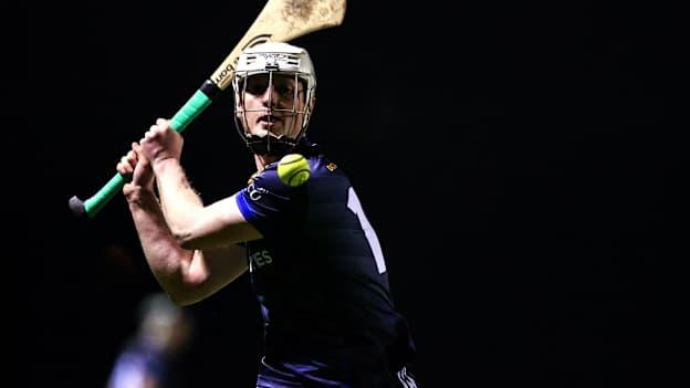 DCU Dóchas Éireann's Joe Flanagan in Electric Ireland Fitzgibbon Cup action. Photo by Thomas Flinkow/Sportsfile