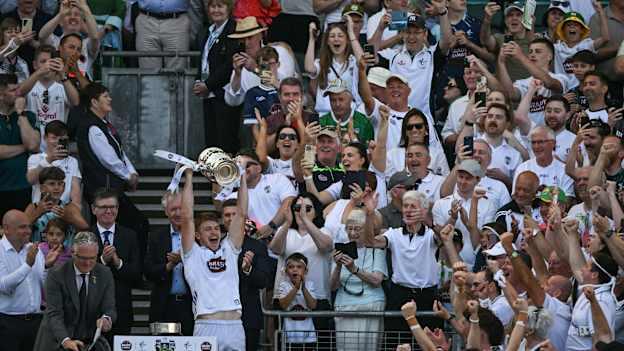 Kevin Feely captained Kildare to Tailteann Cup glory. Photo by Ray McManus/Sportsfile