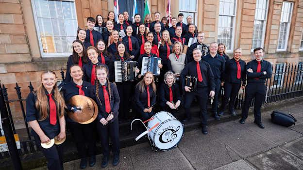 St Roch's Marching Band in Glasgow busy preparing for Croke Park appearance