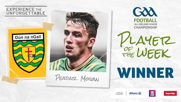 Peadar Mogan is this week's GAA.ie Footballer of the Week. 