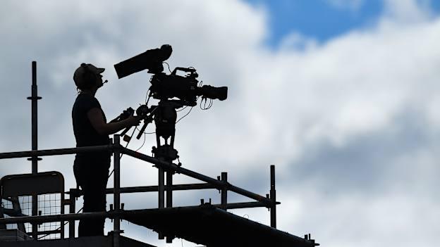 General view of a camera operator