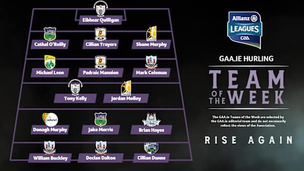 This week's GAA.ie Hurling Team of the Week.