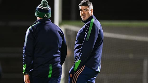 Cathal Clancy before the 2025 Galway SFC Final. Photo by Tyler Miller/Sportsfile