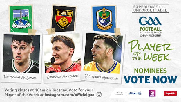 GAA.ie Footballer of the Week nominees