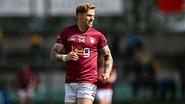 Star forward Luke Loughlin works as a Promotional Officer for Westmeath GAA. Photo by Ben McShane/Sportsfile